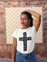 Amazing Grace Cross Short Sleeve Tee